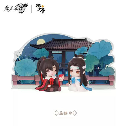 Mo Dao Zu Shi Cloud Deep Series Anime Figurine - Wei Wuxian Lan Wangji Q-Version Action Toy Model Collectible Gift for Fans
