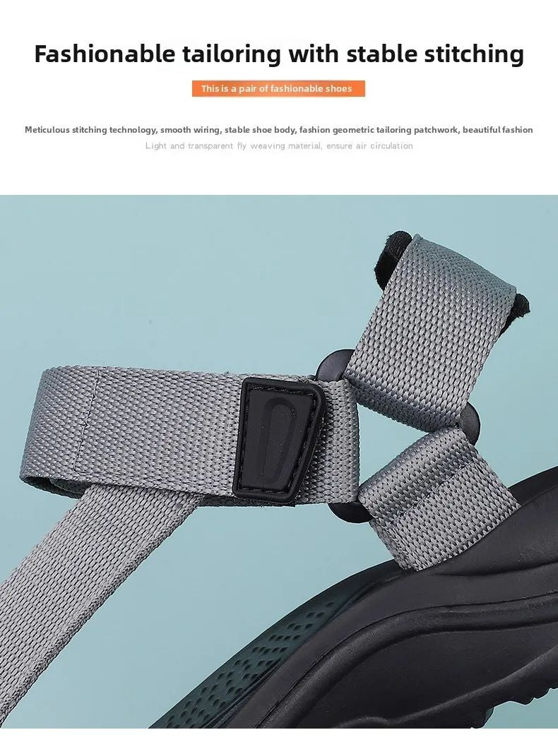 Men Sandals Non-slip Summer Flip Flops High Quality Outdoor Beach Slippers Casual Shoes Cheap Men's shoes Water Shoes 9072