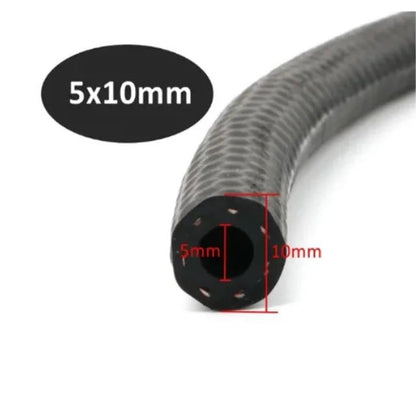 Mangueira de Borracha Resistente a Óleo Diesel de Gasolina Tubo de Carro 4 5 6 8 10 12 13 14 16 19 22 25mm de Diâmetro Flexível NBR Tubo de Borracha para Combustível
