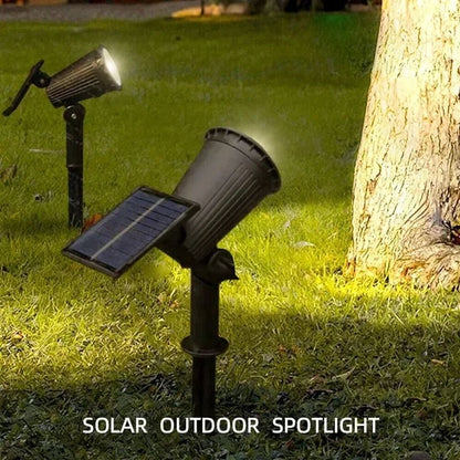 9 LED Solar Spot Light Outdoor IP65 Waterproof Spotlights Solar Garden Lights Landscape Lighting Decoration Pathway Lawn Lamp