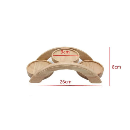 Hotpot Arch Bridge Plate Sushi Bridge Boat Tableware Dessert Wooden Dim Sum Plate Sushi Tray Japanese Kitchen Bento  Sushi Plate