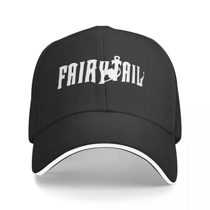 Boné Masculino Anime Fairy Tail Bonés de Moda Chapéus com Logotipo Asquette Homem Boné Pai para Homens Boné Trucker