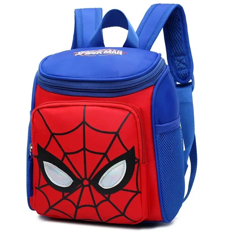 Aoger Anime Spiderman Design Backpack Frozen Cars Printing Boys Primary Children School Bag Kids Kindergarten Backpack Travel
