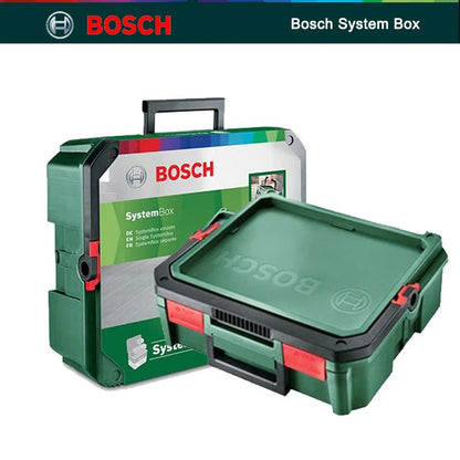 Conjunto de caixas de ferramentas empilháveis Bosch System Box, caixa de ferramentas multifuncional empilhável
