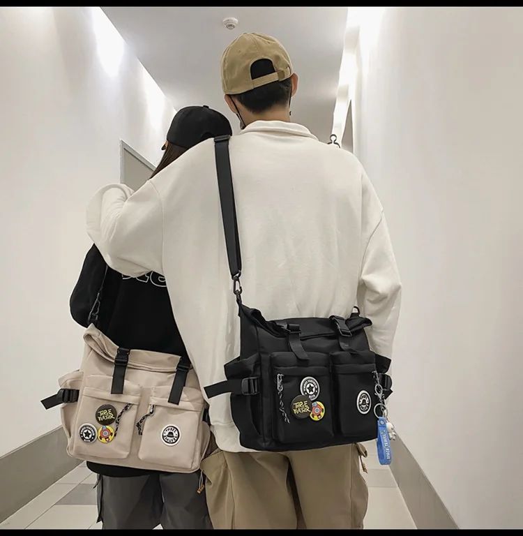 Japanese Harajuku School Bags for Teenage Girls Casual Fashion Crossbody Bag New Trendy Shoulder Bag Student Backpack Hand Bags