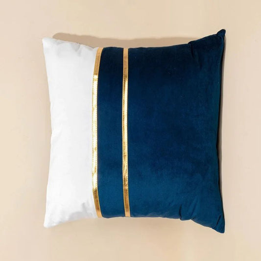 Nordic Cushion Cover Color Stitching Dutch Velvet Throw Pillow Case Sofa Cushion Waist Cover Home Decorative Pillowcase 30x50cm