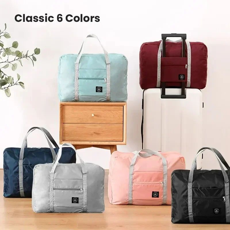 Foldable Travel Bag for Women and Men Lightweight Large Capacity Sports Weekend Trip for Airlines Suitcases and Travel Bags