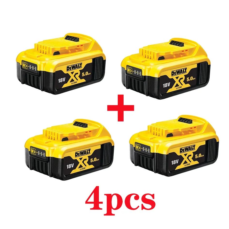 Nova Bateria 100% Original 5Ah 18V para Ferramentas Elétricas Dewalt DCB206 18V 5.0Ah Bateria DCB206 Bateria 18V DCB205 DCB200