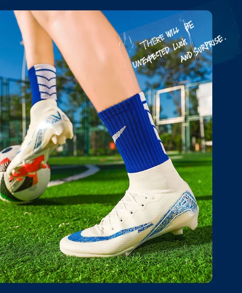 Men Soccer Shoes Society Professional Soccer Cleats Adult Fast Turf Training Football Shoes Outdoor Futsal Football Field Boots