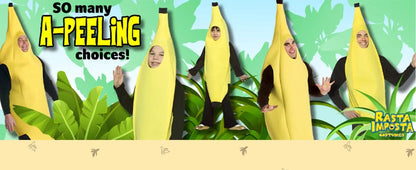 Child/Adult Banana Cosplay Halloween Christmas  Costumes Performance Costume Fruit Banana Costume Performance  Costume