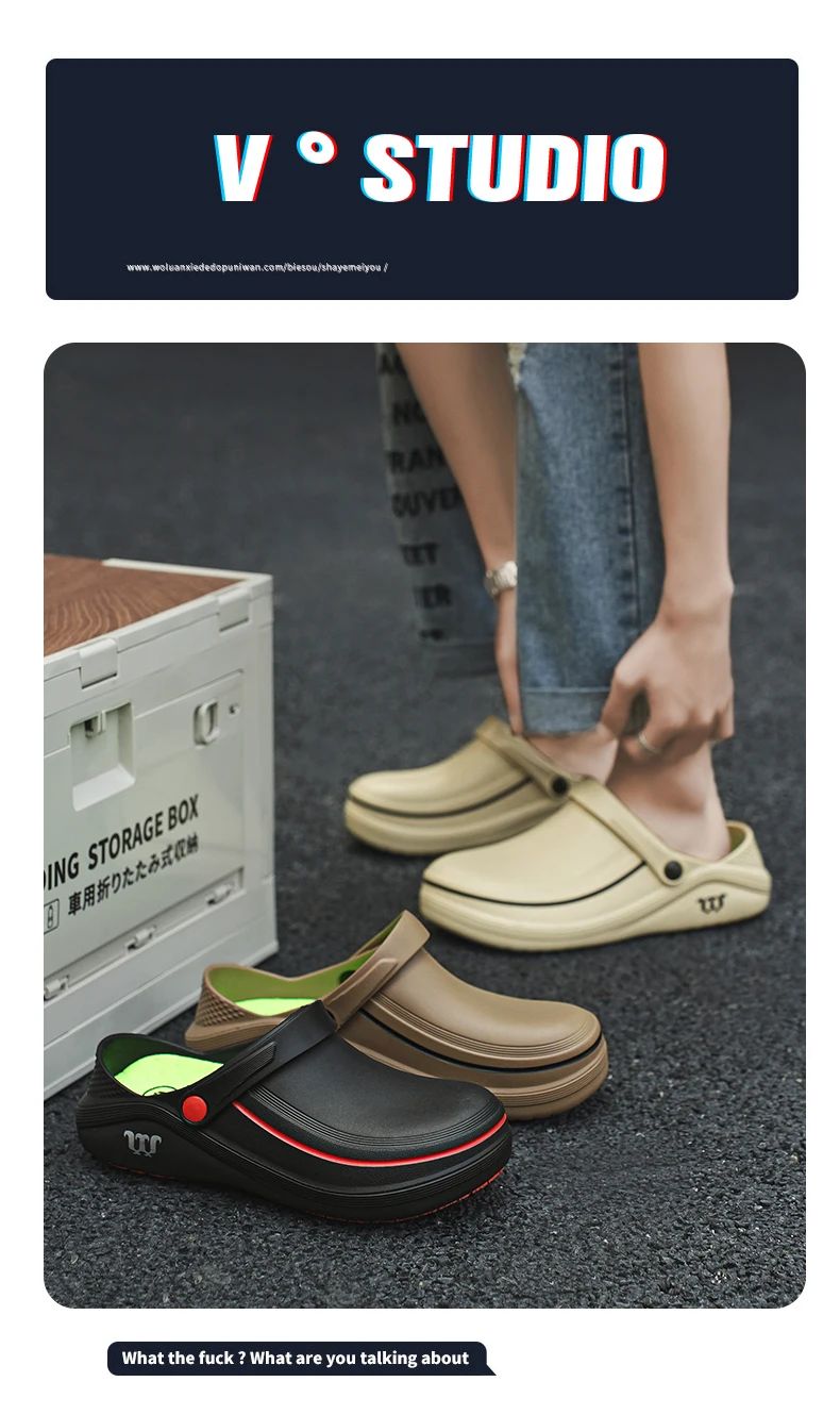 A Pair of Men's Casual Shoes, Waterproof and Oil-Proof, Low-Top Non-Slip Chef Shoes, Wear-Resistant and Non-Slip Men's Shoes