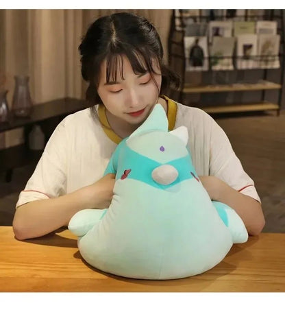 Genshin Impact Stuffed Throw Pillow Anime Cute Xiao Bird Plush Cushion Genshin Sofa Decorative Body Pillow Sleeping Back Cushion