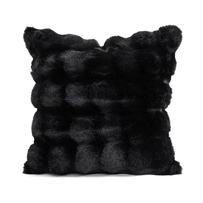 Pillowcase Decorative Home Pillows White Pink Retro Fluffy Soft Throw Pillowcover For Sofa Couch Cushion Cover 45x45 Pillow Hugs