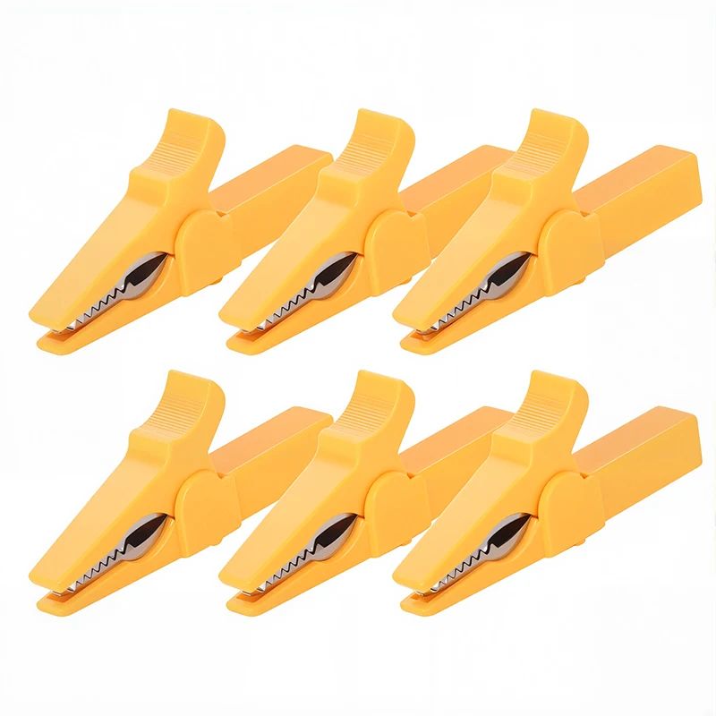 55mm Insulated Crocodile Clamp Alligator Clips Multimeter Pen Battery Test Probe for 4mm Banana Plug Cable Clips