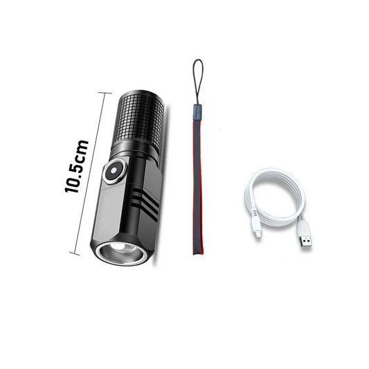 10000 Lumens Mini Powerful Led Flashlight XHP50 Built in Battery 3 Modes Usb Rechargeable Flash Light Torch Lamp Flashlights