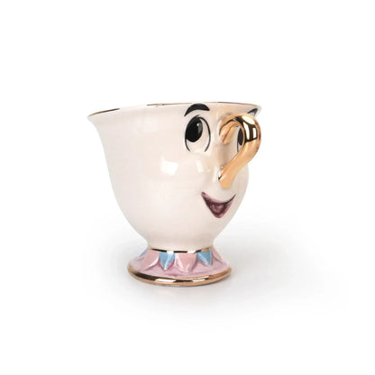 Bule da Disney Fofo Desenho Animado A Bela e a Fera Bules Caneca Sra. Potts Xícara Chip Bules Conjunto de Chá Dropshipping