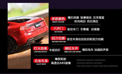 1:24 Tesla Model S Miniatures Simulation Alloy Metal Diecast Model Car Sound & Light car Toys for Kids Gifts for Boyfriend C270