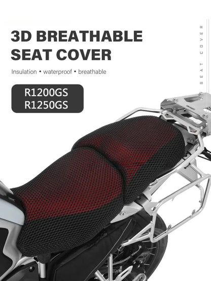 2004-2023 Para BMW R1200GS R1250GS LC Adventure R 1250 GS 1200 Rally ADV Capa de Assento de Moto Confortável para assentos traseiro e dianteiro