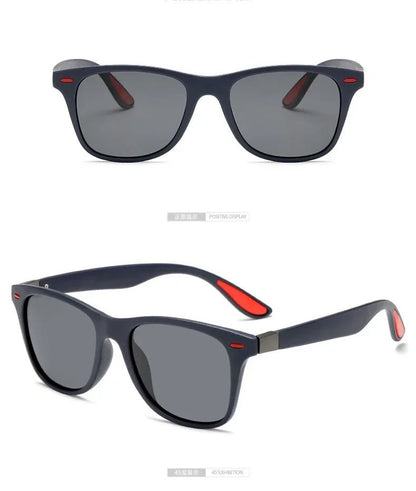 Polarized Sunglasses Unisex Rectangle Vintage Sunglasses Design Retro Sun Glasses Man Eyeglass Casual Goggles UV400 Eyewear