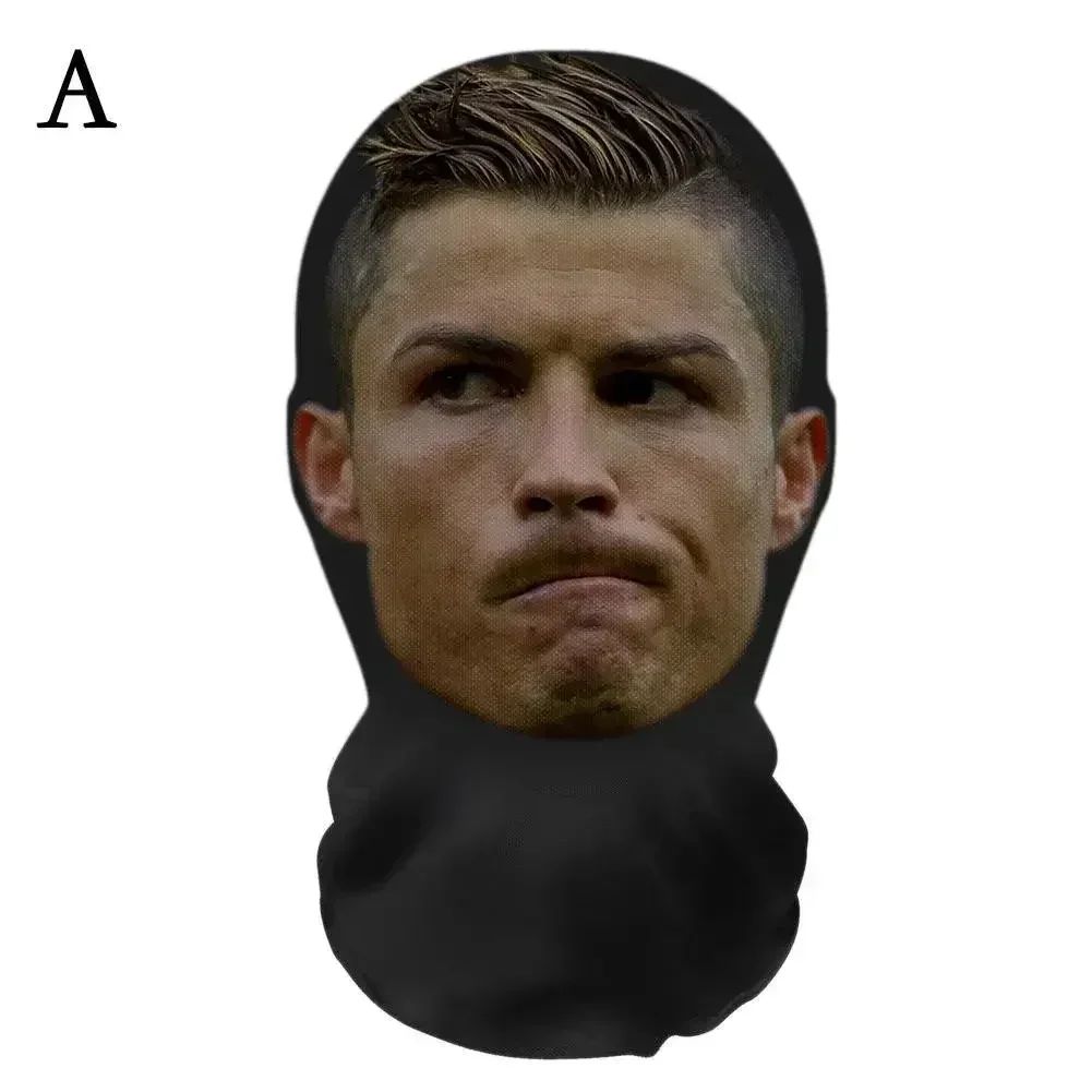 Cosplay 3D Printed Mask Stretch Mesh Full Face Mask Men Women Role Play Headdress Hip Hop Fashion Balaclava Headdress