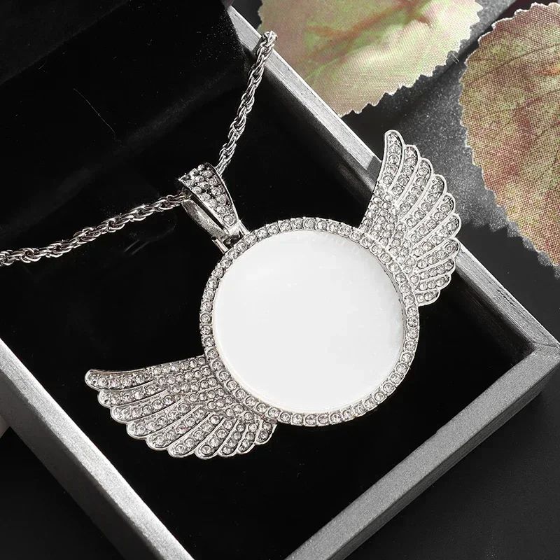 Pingente de Pistola com Gelo Cravejado Bling Colar de Metralhadora Masculino Personalidade Hip Hop Rock Punk Joia Legal para Festa de Rua Presente