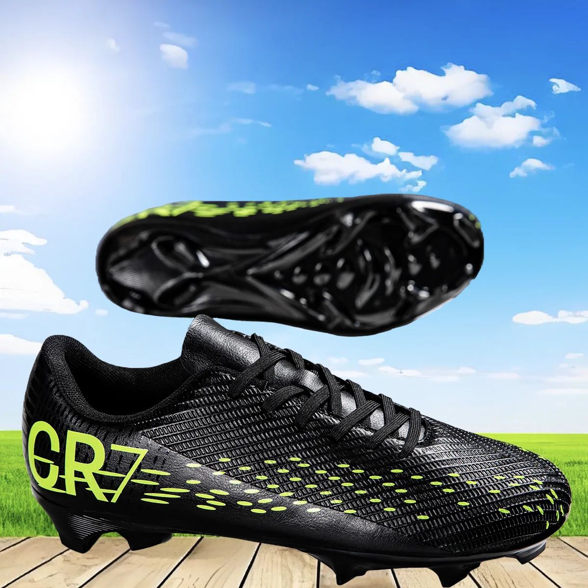 Men's Tf/Ag Society Cleats Soccer Shoes Professional Indoor Football Boots Fast Match Sneakers for Boys Original Field Gear