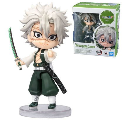 Em Estoque Original Bandai Figuarts Mini Demon Slayer Blade Fornalha Porta Anime Figura Q Versão Bonito Modelo Brinquedos