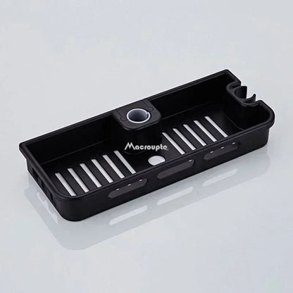 Organizador de armazenamento para chuveiro, sem perfuração, suporte para chuveiro de elevação, suporte para sabonete, shampoo, bandeja, prateleiras de poste