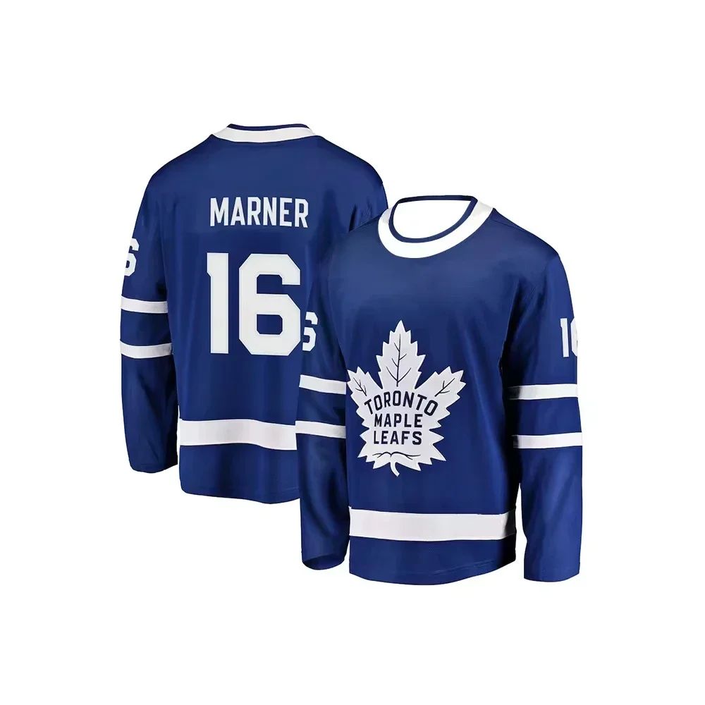 Toronto Ice Hockey Maple Leaf No.34 Long Sleeve T-shirt Men's Sport Training Jersey Breathable Casual Women Tee Kids Clothing