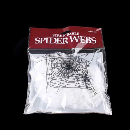 Halloween Spider Web Giant Stretchy Cobweb For Home Bar Haunted House Scary Prop Horror Yard Outdoor Halloween Party Decoration