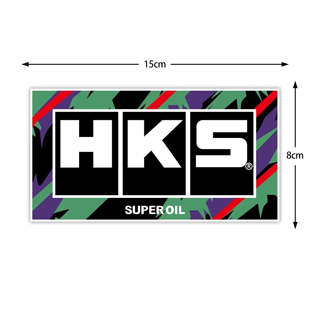 Para Adesivo HKS JDM Decalques de Corrida Moto Scooter Janela Automotiva Para-choque Decoração de Carro Acessórios Modificados ADVAN