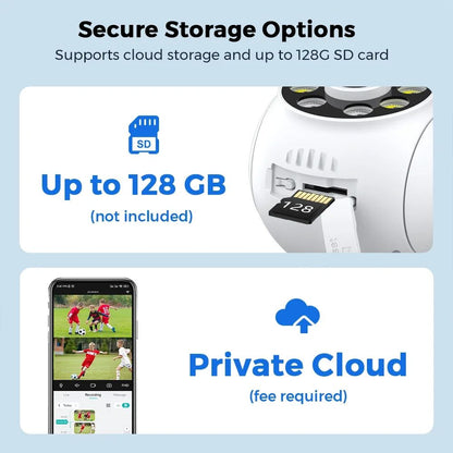 8MP 4K Wifi PTZ Camera Dual Lens Dual Screens Surveillance Camera Outdoor 2MP 4MP HD Night Vision Home Security Camera ICSEE APP