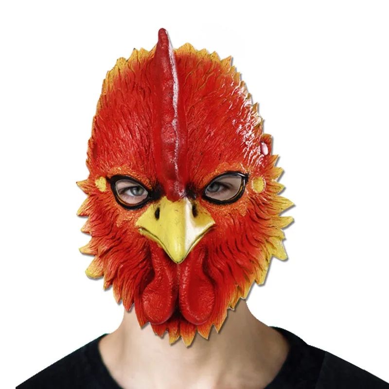 PU Foam 3D Realistic Animal Cow Head Mask Carnival Easter Party Performance Prop Half Face  Halloween Mask Cosplay Mask