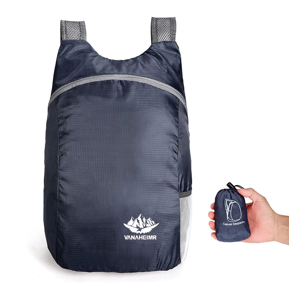 Mochila Dobrável Leve 15L Ultraleve para Homens e Mulheres - Mochila de Viagem, Esportes e Caminhada