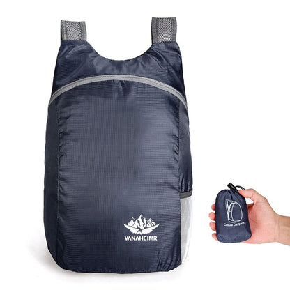 Mochila Dobrável Leve 15L Ultraleve para Homens e Mulheres - Mochila de Viagem, Esportes e Caminhada