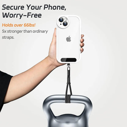 Alça Ajustável para Celular Cordão para Celular a Tiracolo Cordões de Pescoço com Patch para iPhone Corda de Suspensão para Celular