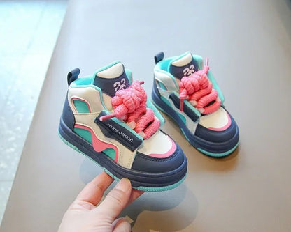 Girls Boys Sport Shoes Four Seasons Children's Sneakers Non-slip Student Shoes Soft Bottom Kids Casual Shoes Girls Outdoor Shoes