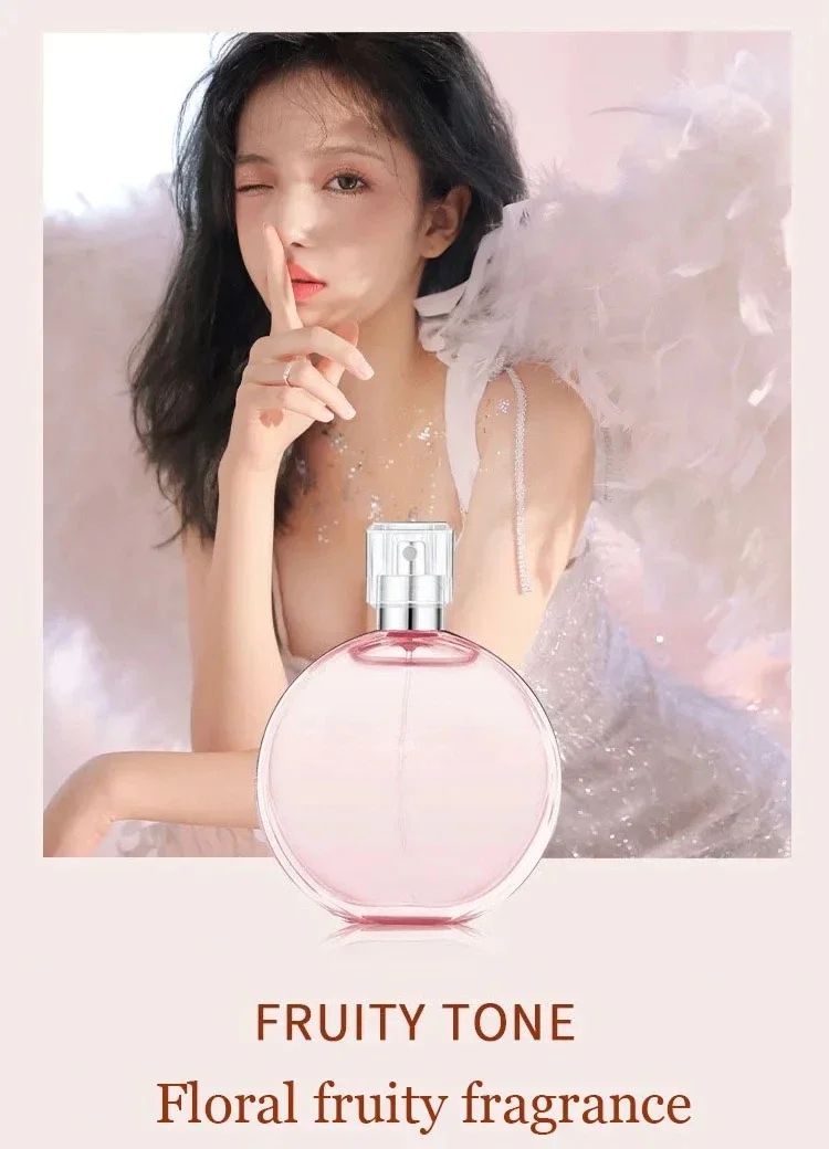 Perfume Feminino de Marca 100ml Perfume Clássico Leve Aroma Floral Fragrância Romântica Longa Duração Spray Corporal Charmoso