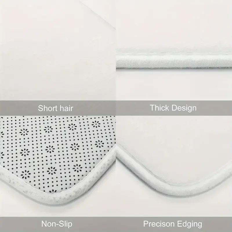 Christmas Area Rug Christmas Balls Living Room Rug Xmas Pine Rugs Green Bedroom Rugs Non Slip Carpet for Dining Room, Office