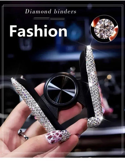 VIKEFON Suporte Universal para Celular para Carro Suporte para Celular Saída de Ar Clipe Estável Acessórios para Interior de Carro