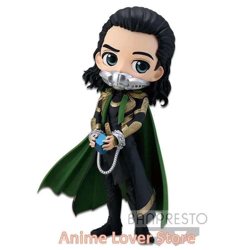 Em estoque Bandai Original Banpresto MARVEL Qposket Loki VO.1 VO.2 VO.3 Bonecos de Anime Brinquedos para Presente Infantil Modelo Colecionável