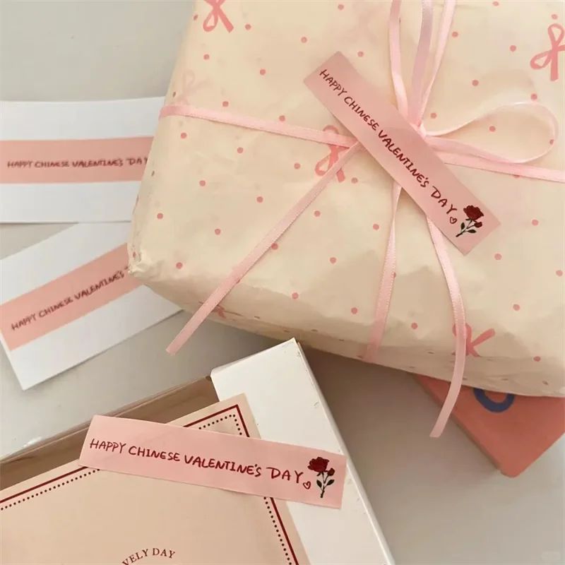 500PCS Custom Stickers and Customized Logos Wedding Birthday Gift Box Stickers Design Your Own Labels Personalize Stickers