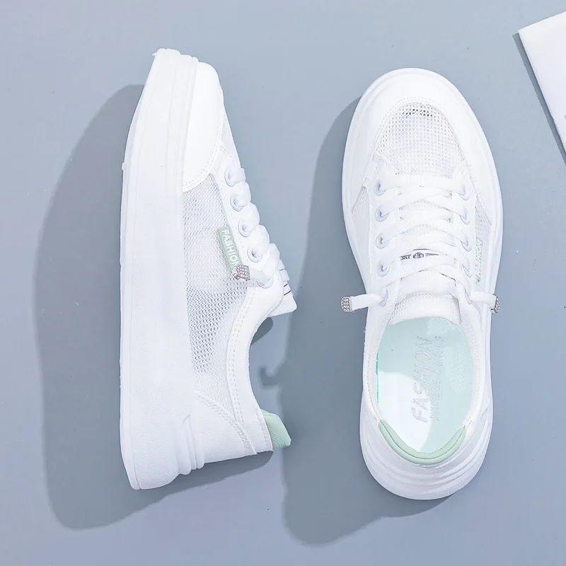 2024 White Tennis Athletic Woman Running Shoes Female Casual Sneaker Sports Comfortable Trend Loafers Skateboard Summer Leather