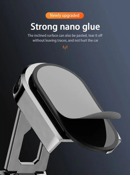 Car Mobile Phone Holder Folding Magnet Cell Phone Stand in Car GPS Support For iPhone Xiaomi 360° Rotatable Mount