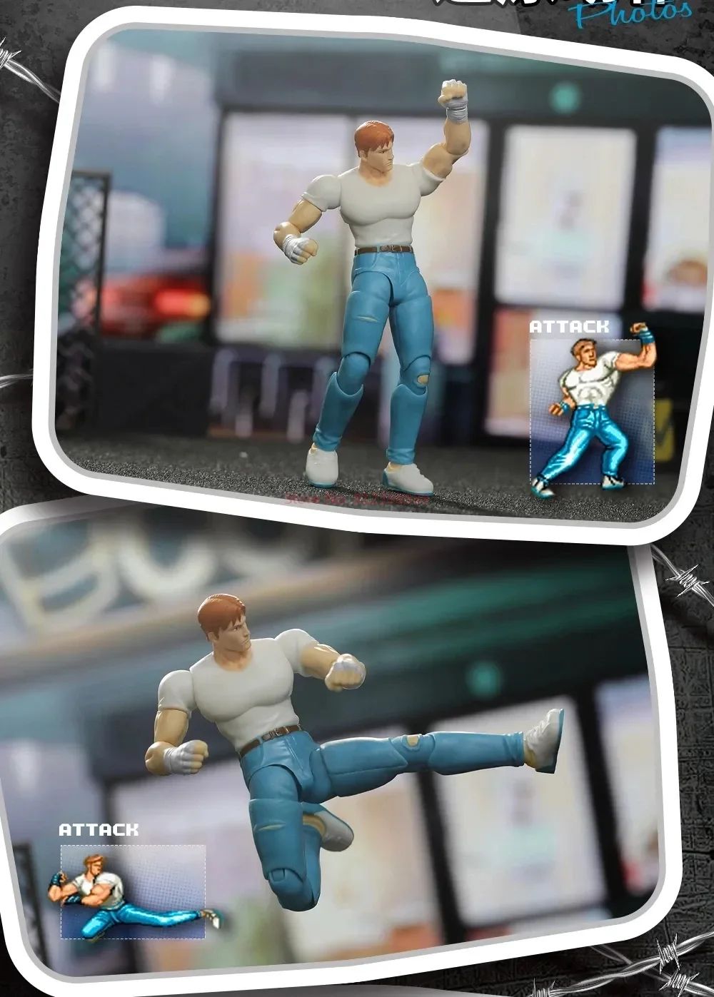 52TOYS Action Figure CAPCOM Final Fight 1PCS Colecionável Decoração de Mesa Presente Criativo para Aniversário 3.75inch/10cm