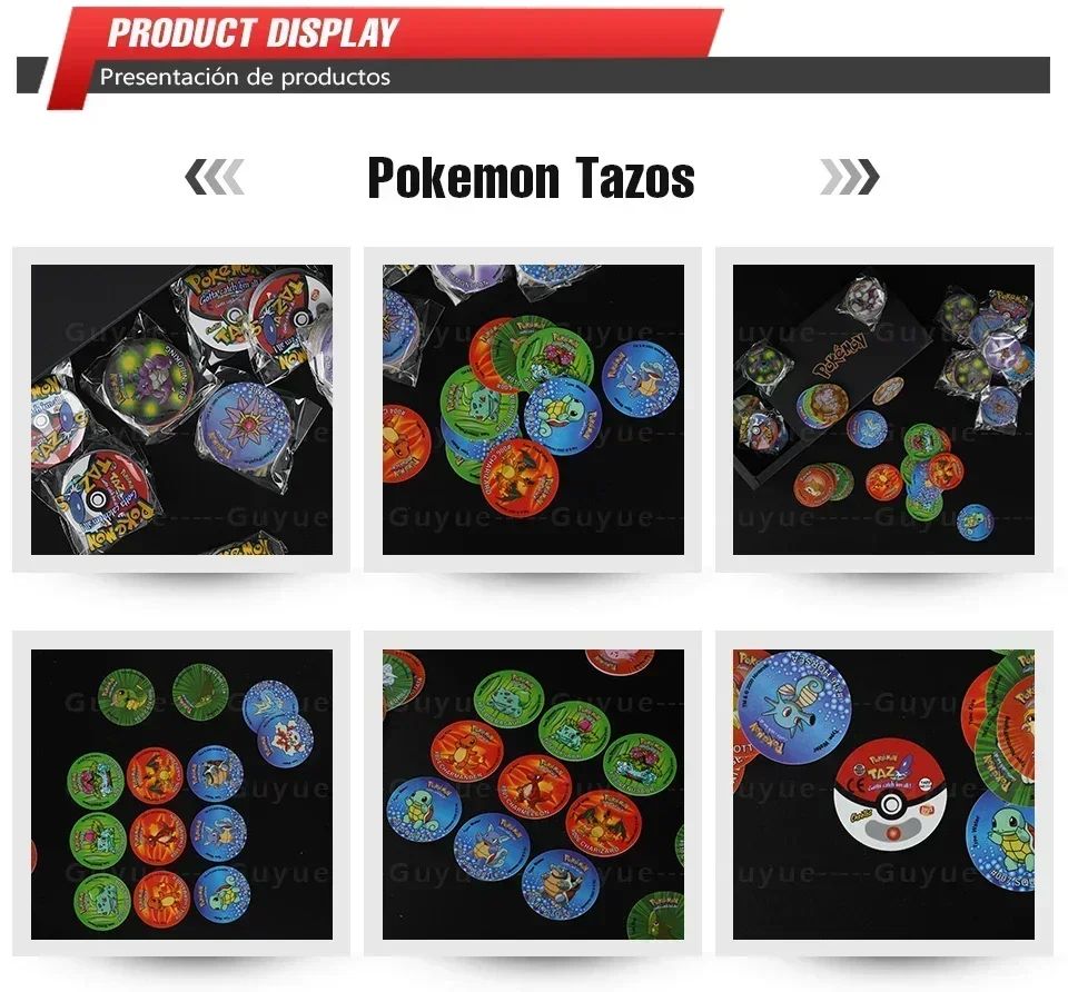 Pokémon Tazos 1/2/3 Geração 160/100/141pçs Card Pogs Pikachu Charizard Treinador Coleção Completa Jogo de Cartas Cheetos Chipitaps Tap
