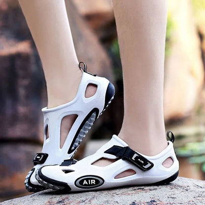 Unique 2022 Summer Couple's Beach Sandals Outdoor River Swimming Plus Size Men's Sandals Dialed Design Casual Comfort