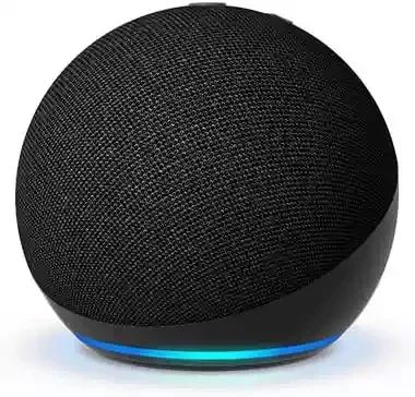 Novo Echo Dot (5ª Geração, Lançado) com Relógio | Smart Speaker com Relógio e Alexa