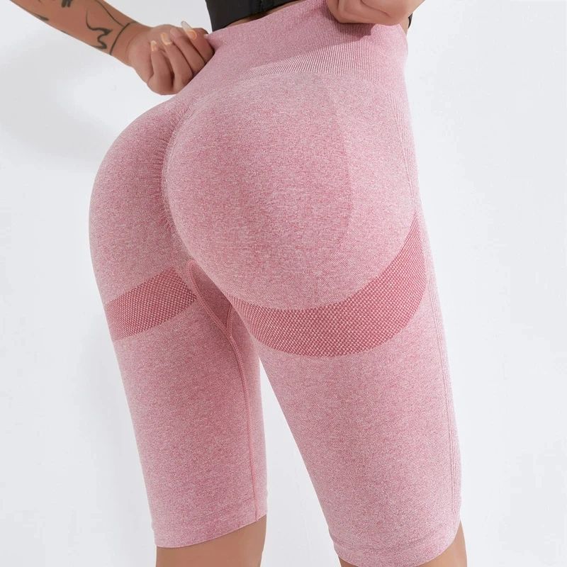 Sports Shorts Yoga Short Women Seamless Fitness Pants High Waist Gym Scanties Sportswear Female Workout Running Breechcloth New