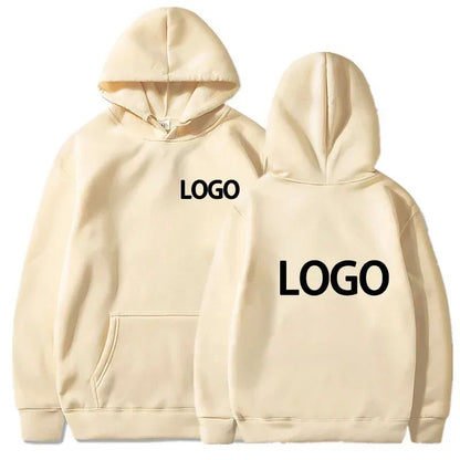 Customized Pullover Hoodie Unisex Poly-Cotton Blend Loose Casual Wear For Team Bulk Order Club Events